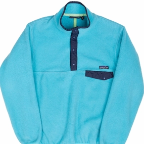 VINTAGE PATAGONIA BLUE SKY SNAP T FLEECE PULLOVER JACKET 1990S SMALL MADE IN USA Protective Layering