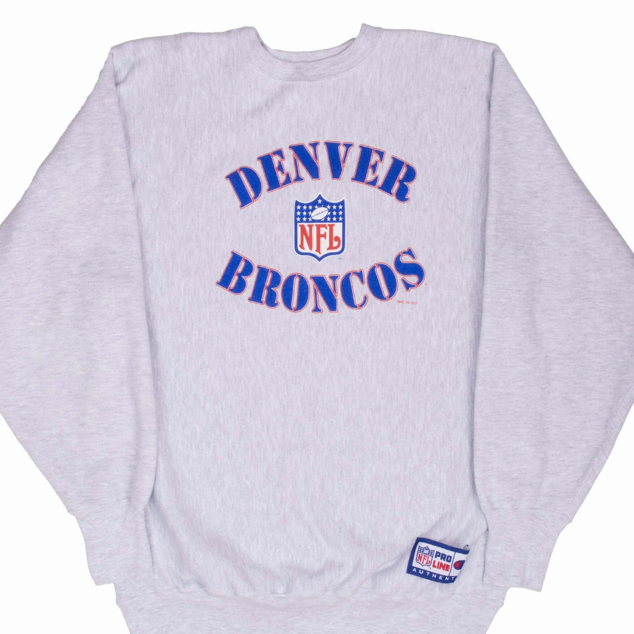 VINTAGE NFL DENVER BRONCOS 1994 CHAMPION REVERSE WEAVE SWEATSHIRT XL product development product birthday joy