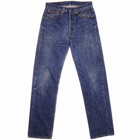 VINTAGE LEVIS 501 JEANS INDIGO 1980s SIZE W30 L32 MADE IN USA Simple Utility