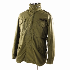 Tear Resistant VINTAGE US ARMY M-1965 M65 FIELD JACKET 1966 VIETNAM WAR SIZE MEDIUM REGULAR