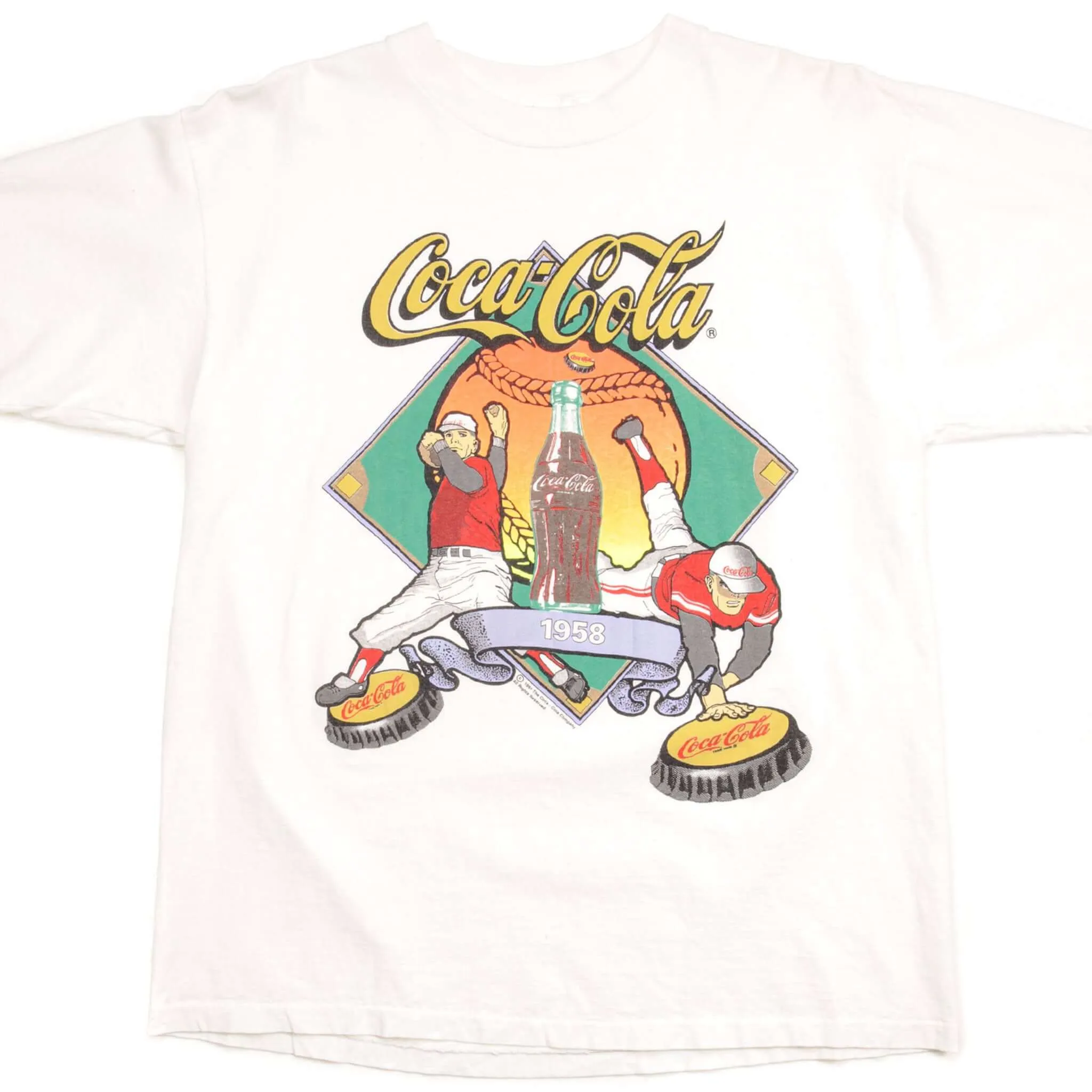 Quick Fit Performance VINTAGE COCA COLA TEE SHIRT 1991 SIZE MEDIUM