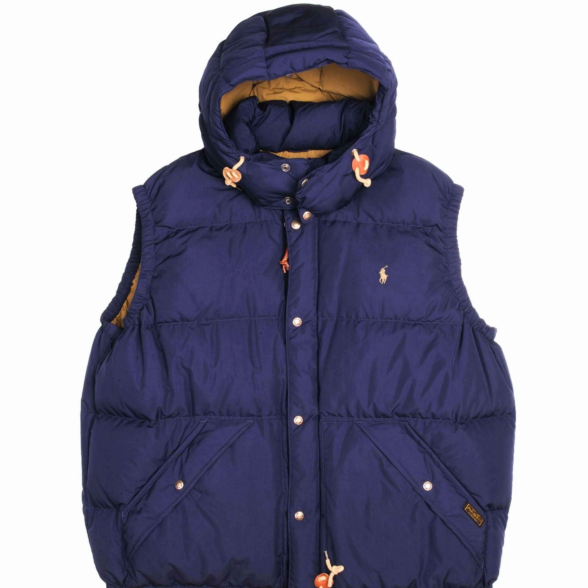 VINTAGE POLO RALPH LAUREN SLEEVELESS PUFFER JACKET SIZE 3XL 3XB Trail Use Comfy Layer