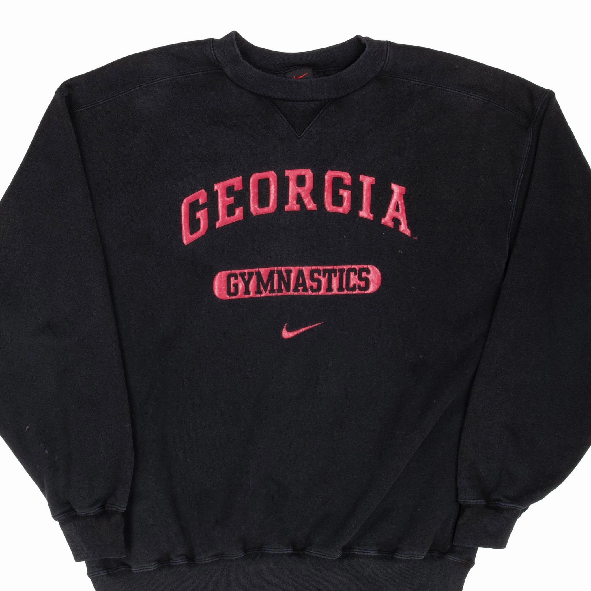 Comfy and Cozy VINTAGE NCAA NIKE GEORGIA UNIVERSITY GYMNASTICS SWEATSHIRT 1990S MEDIUM