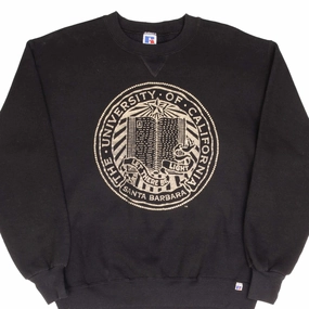 Premium Comfort VINTAGE UCSB SANTA BARBARA RUSSELL SWEATSHIRT 1990S SIZE LARGE MADE IN USA
