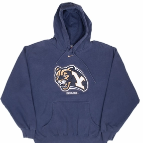 VINTAGE NIKE NCAA BYU BRIGHAM YOUNG BLUE HOODIE SWEATSHIRT 2000S LARGE Sporty Wearable