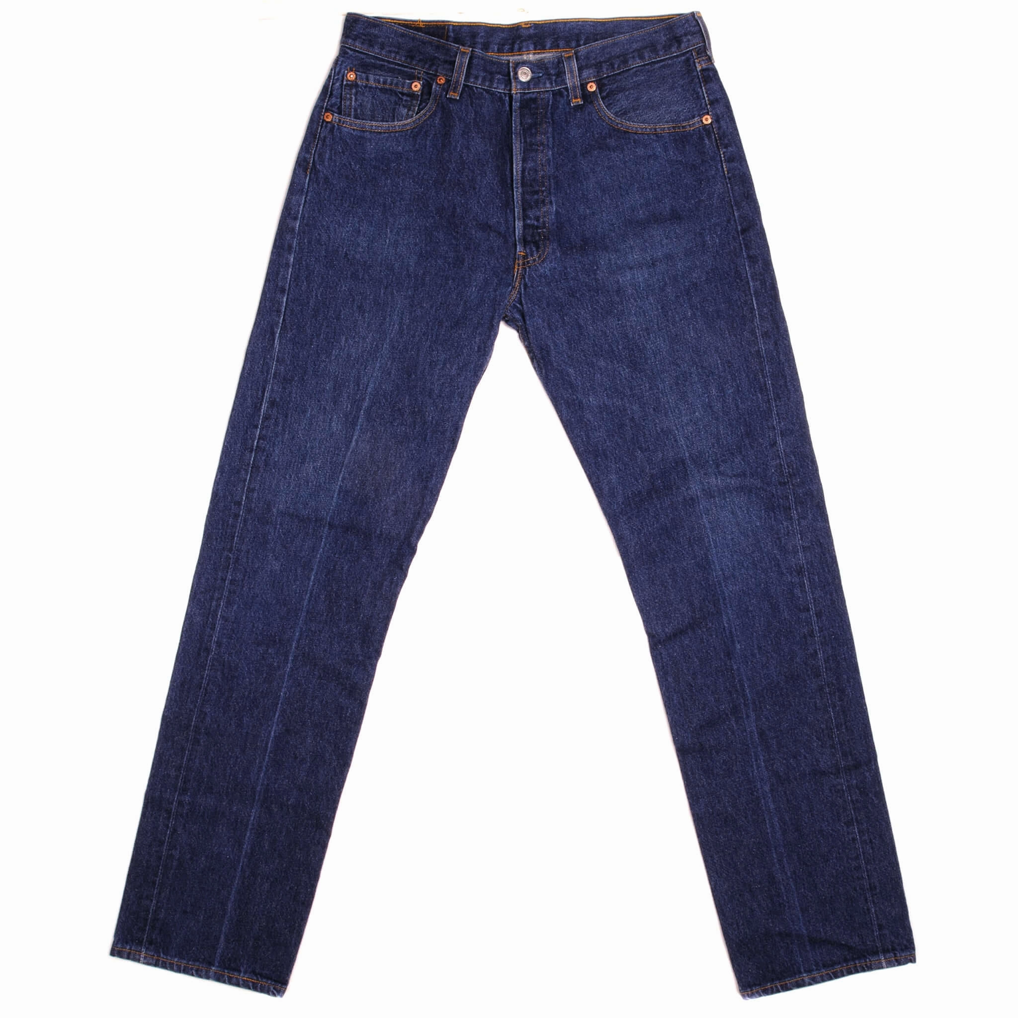 VINTAGE LEVIS 501 JEANS 1990S SIZE 33X33 W33 L33 MADE IN USA Street Casual