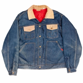 Interchangeable Collar System VINTAGE BUCKAROO BIG SMITH DENIM JACKET TYPE 2 1960S SIZE 42 MADE IN USA