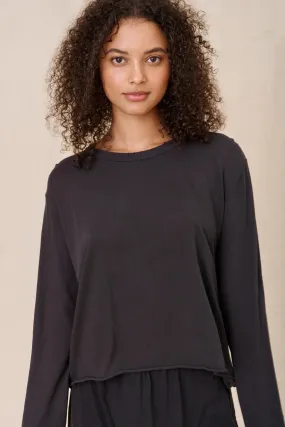 The Long Sleeve Crop Tee Layering Essential Sleek Fit Wear