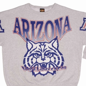 Cozy Protection product festival wear fun VINTAGE NCAA ARIZONA WILDCATS ALL OVER PRINT SWEATSHIRT 1990S SIZE 2XL