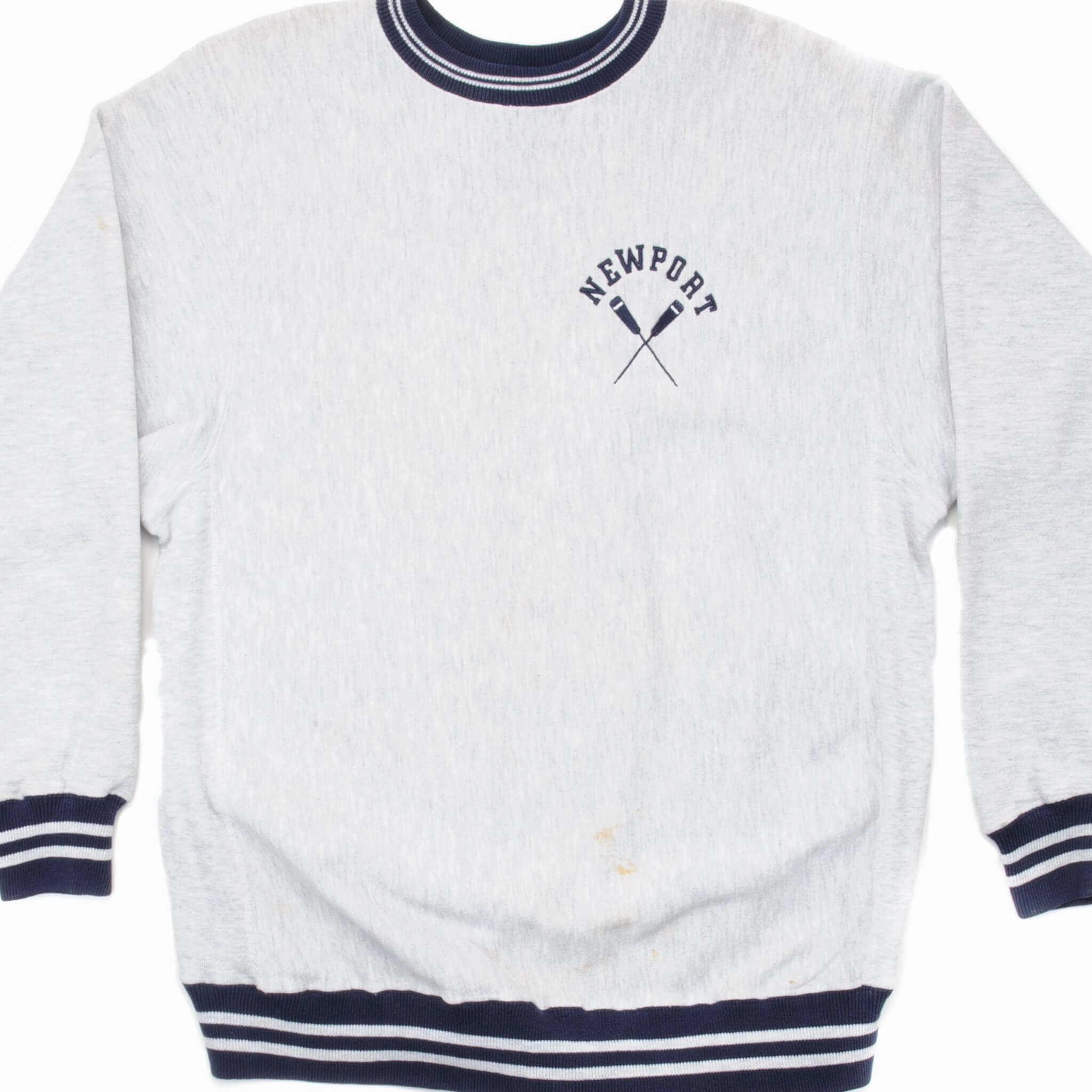 Shiny Finish Cozy Design VINTAGE CHAMPION REVERSE WEAVE NEWPORT SWEATSHIRT 1990S LARGE MADE USA