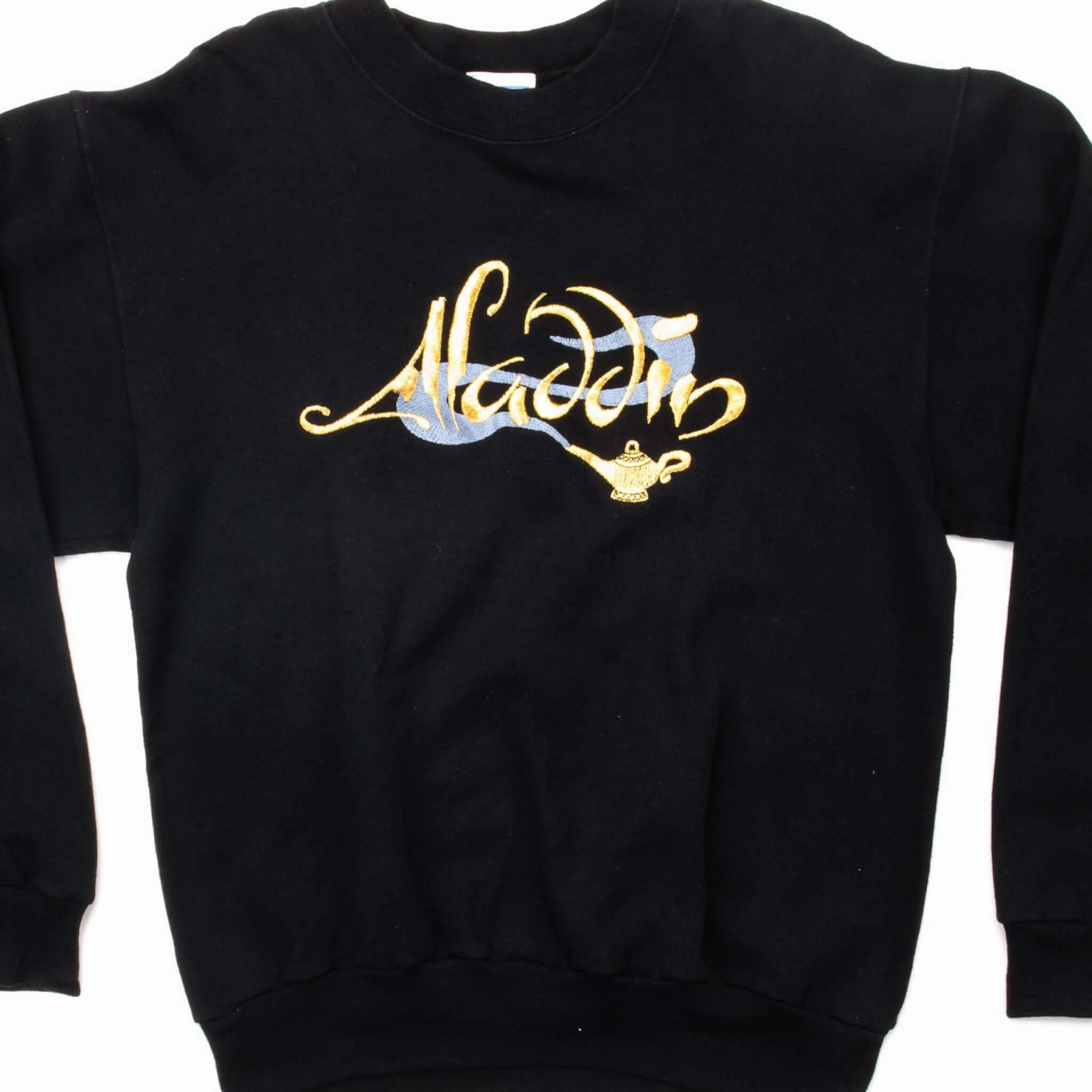 product urban fashion sense VINTAGE DISNEY ALADDIN SWEATSHIRT SIZE LARGE MADE IN USA