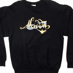 product urban fashion sense VINTAGE DISNEY ALADDIN SWEATSHIRT SIZE LARGE MADE IN USA