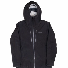 Daily Comfort VINTAGE PATAGONIA MENS STRETCH TRIOLET BLACK RECCO GORETEX JACKET MEDIUM