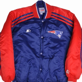 VINTAGE NFL NEW ENGLAND PATRIOTS STARTER PROLINE JACKET 1990S SIZE LARGE All-Season Outerwear Review