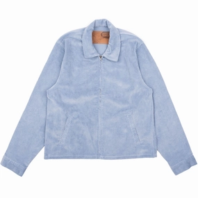 Quick Layer Customizable Fit Zip Chore - Faded Corduroy Organic - Pale Indigo