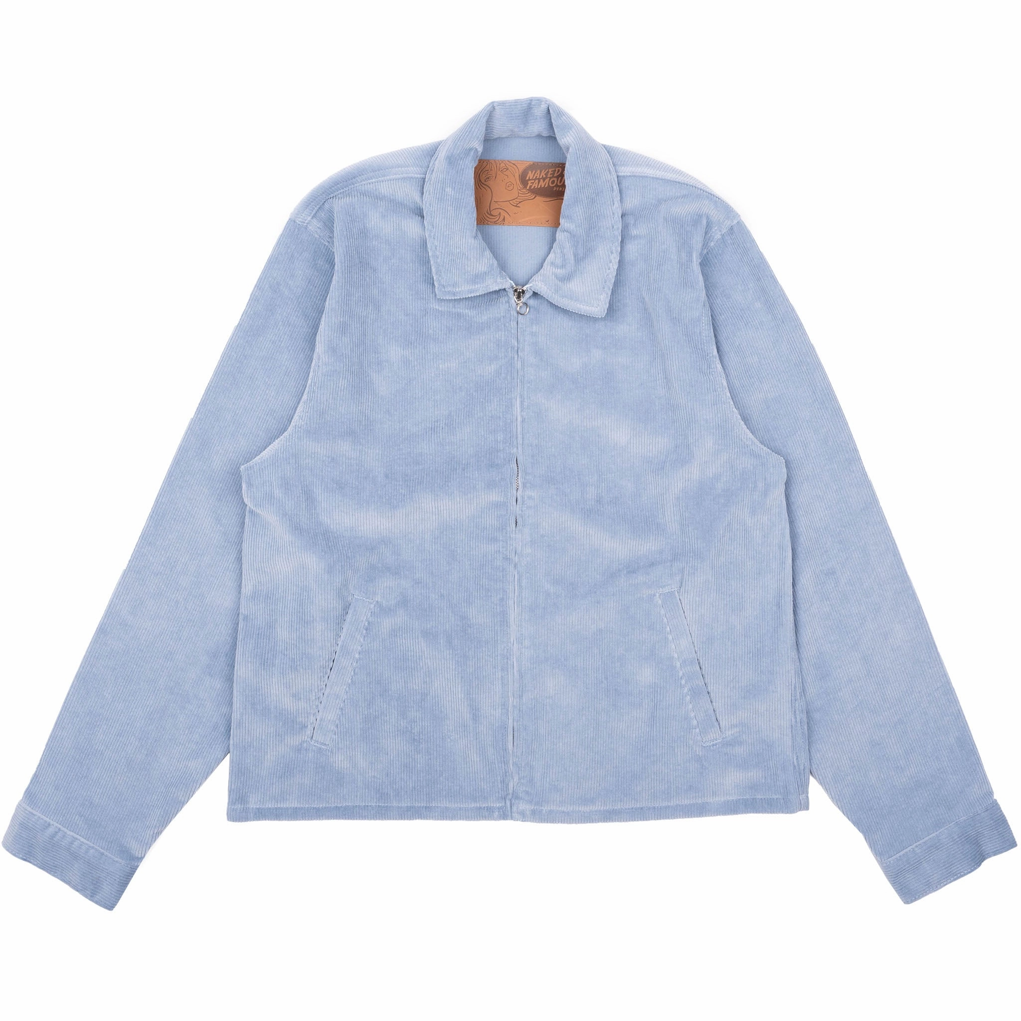 Quick Layer Customizable Fit Zip Chore - Faded Corduroy Organic - Pale Indigo