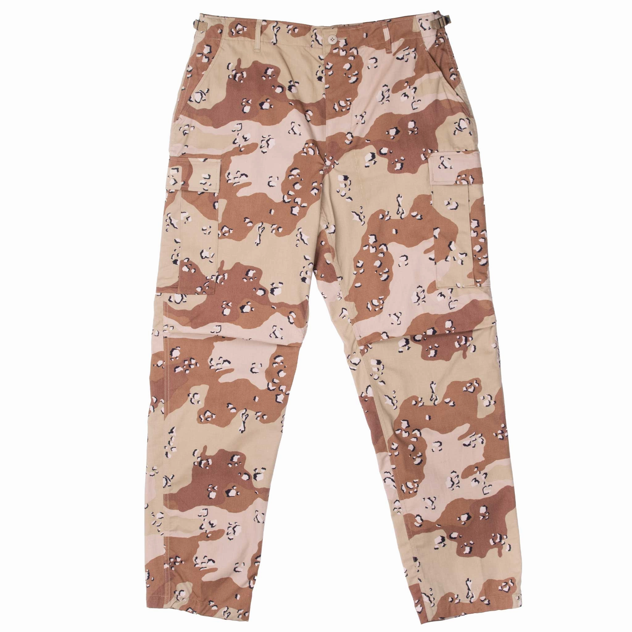 VINTAGE US ARMY CHOCOLATE CHIP DESERT CAMO COMBAT TROUSERS 1984 LARGE REG NOS Stylish Cut