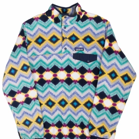 Timeless Design VINTAGE PATAGONIA SYNCHILLA SNAP T AZTEC NAVAJO FLEECE PULLOVER XL