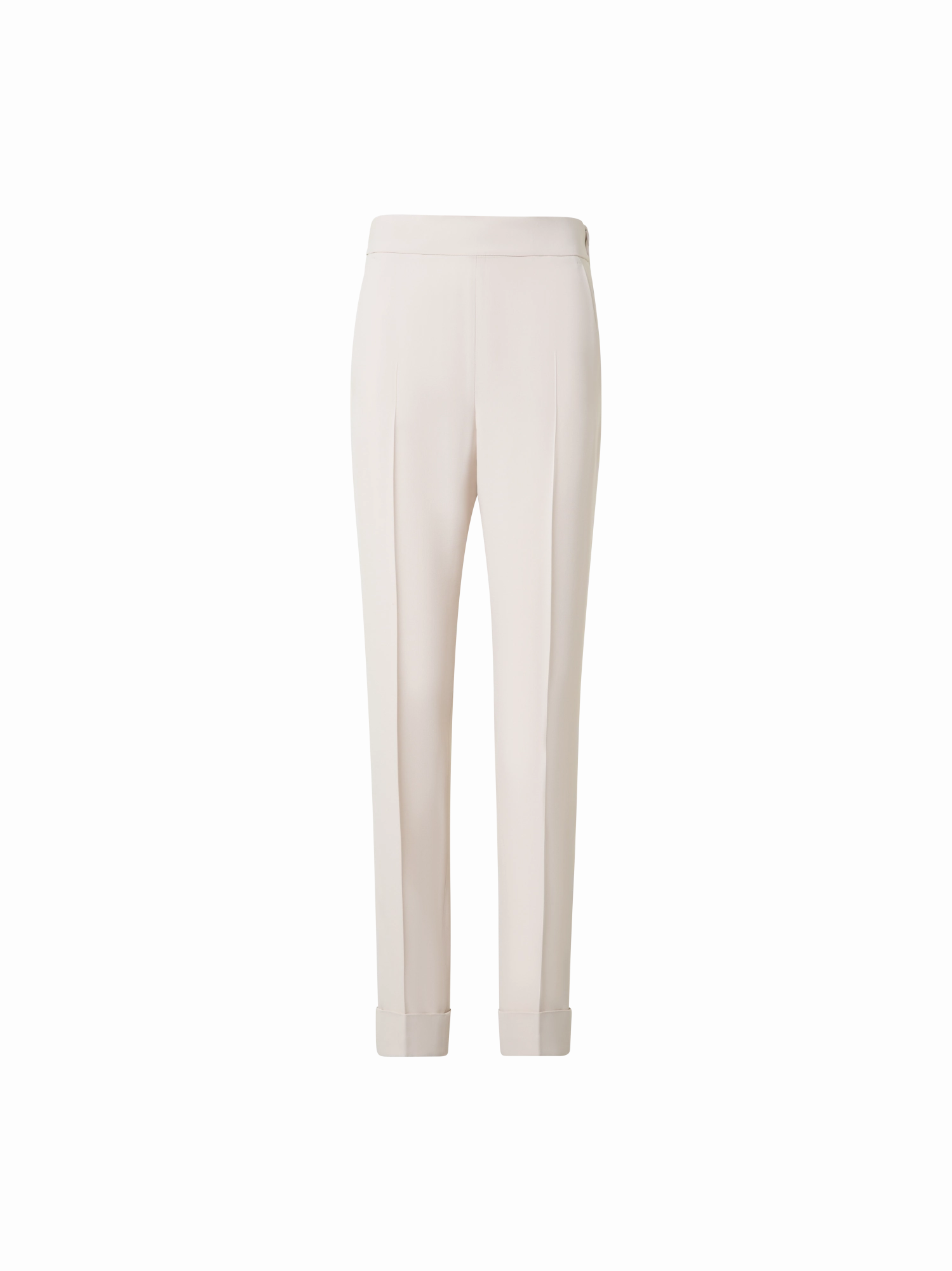 Fashionable Appeal Tapered Ankle Length Pants with Elastic Waist