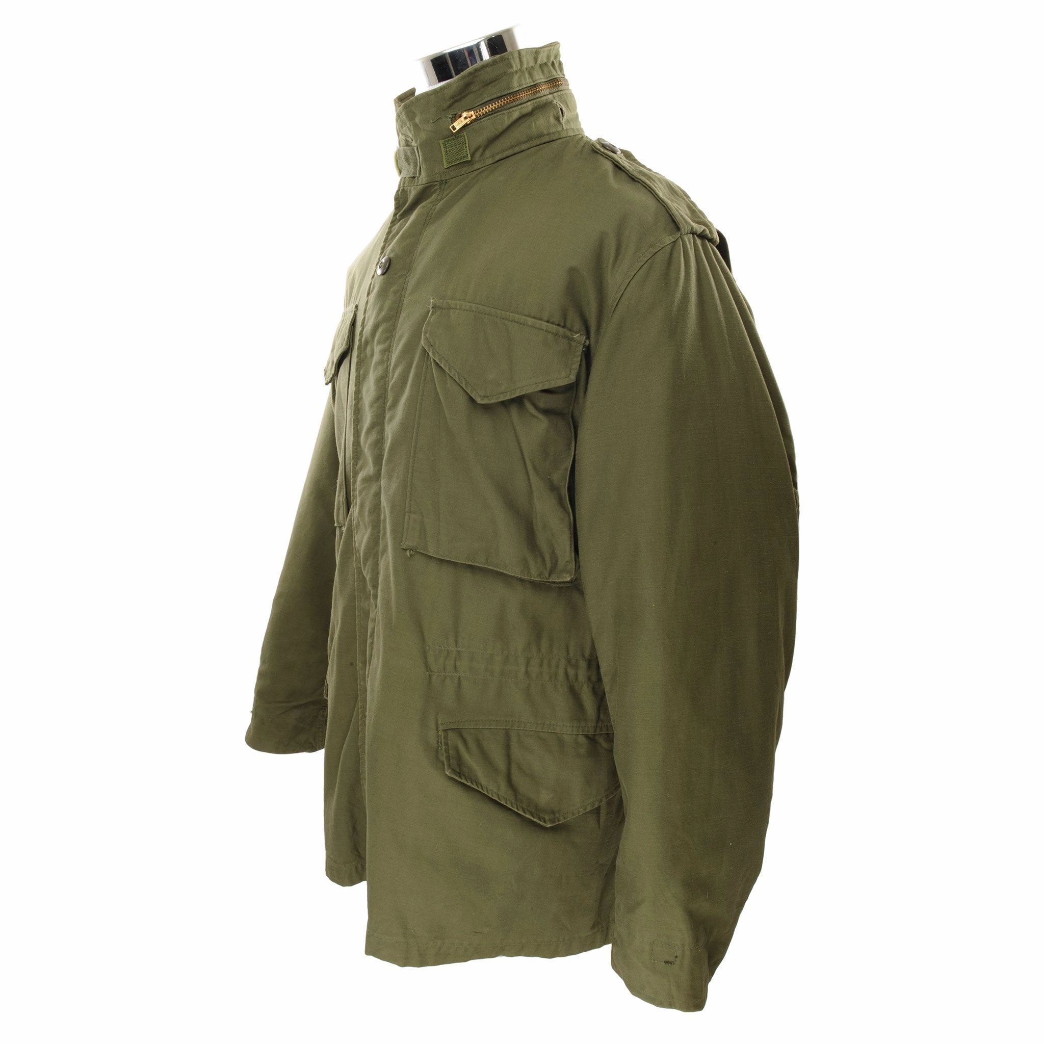 VINTAGE US ARMY M-1965 M65 FIELD JACKET 1976 SIZE MEDIUM REGULAR Active Comfort