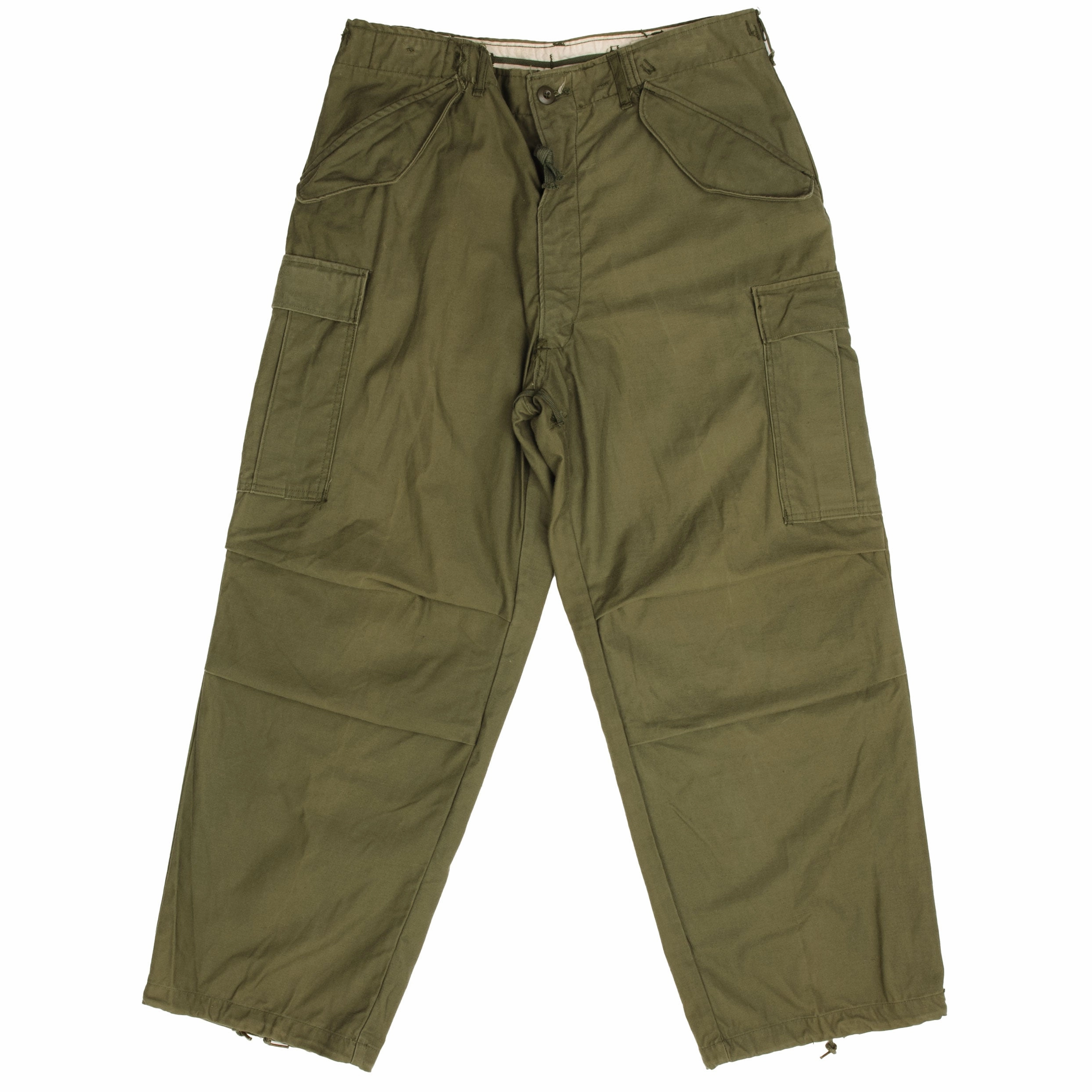 VINTAGE US ARMY FIELD TROUSERS PANTS M65 1972 VIETNAM WAR MEDIUM REGULAR NOS HypoallergenicFabric Reinforced Stress Points