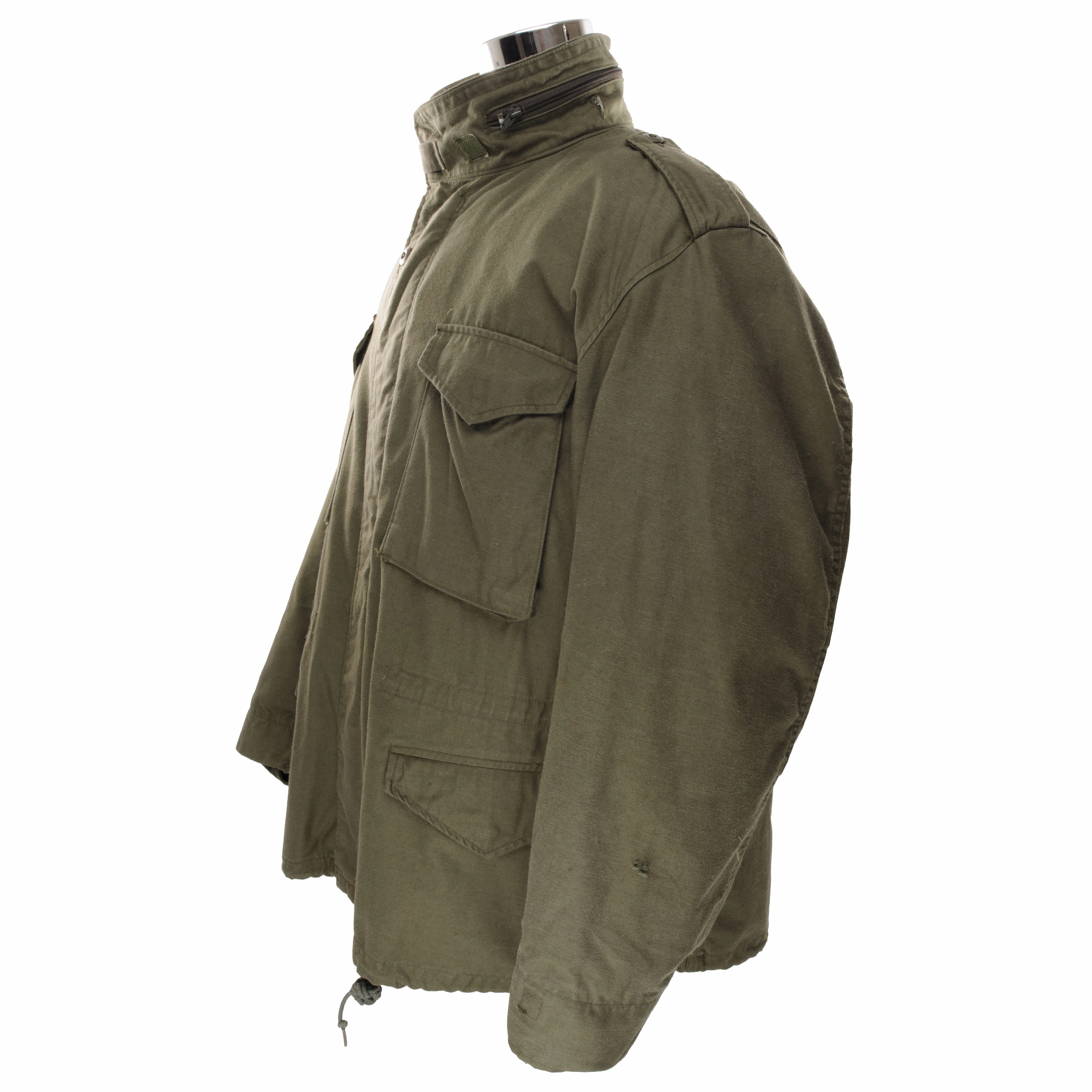 VINTAGE US ARMY M65 M-1965 FIELD JACKET 1991 SIZE XL REGULAR Bright Tones Sporty Design