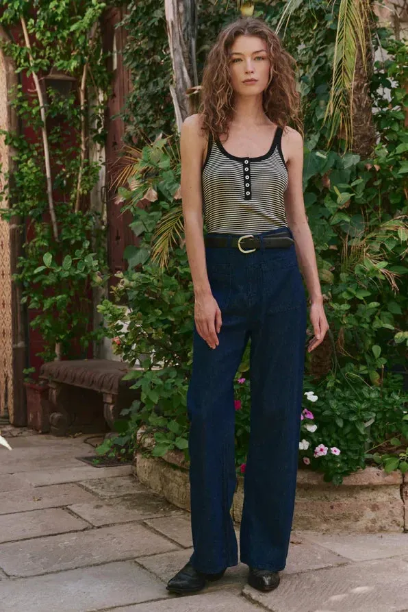 Pilling Resistant Finish Beach relaxation The Henley Slim Tank