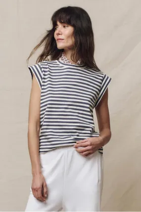 The Peak Shoulder Tee Smart Casual Look Sustainable Material Blend