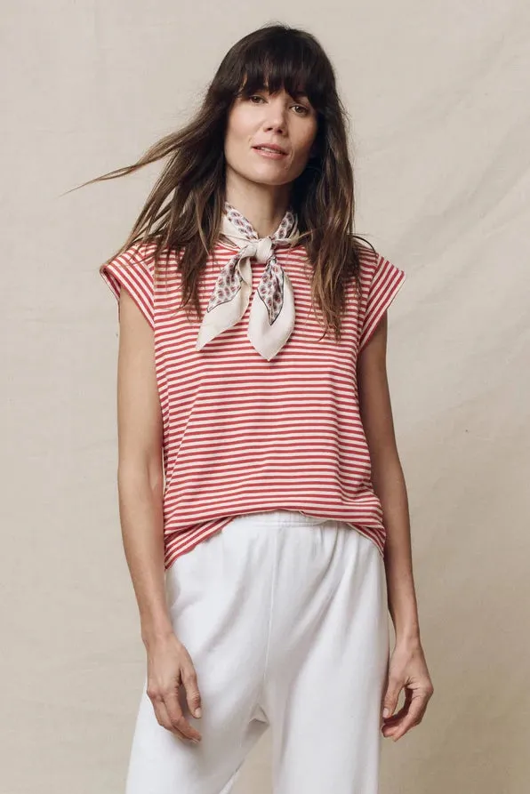 Microfiber Blend Active Flex The Peak Shoulder Tee