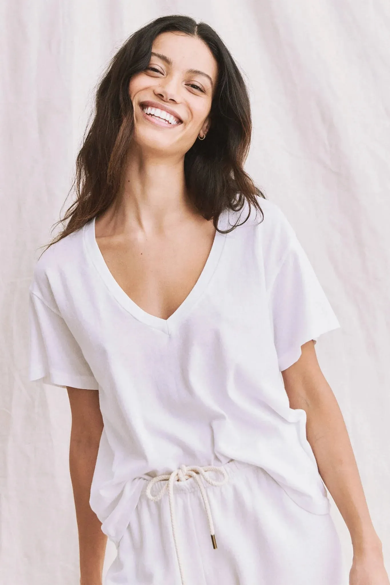 The V-Neck Tee Seam Free Shoulders