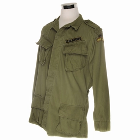 Flexible Quilted Panels VINTAGE US ARMY TROPICAL COMBAT JACKET 2ND PATTERN 1966 VIETNAM WAR SIZE LARGE REGULAR WITH PATCHES