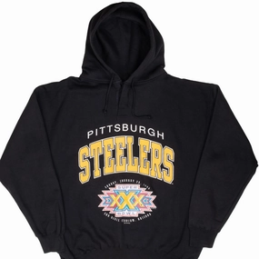 goes with leggings Customer Satisfaction VINTAGE NFL PITTSBURGH STEELERS SUPER BOWL CHAMPS 1996 HOODIE SWEATSHIRT LARGE
