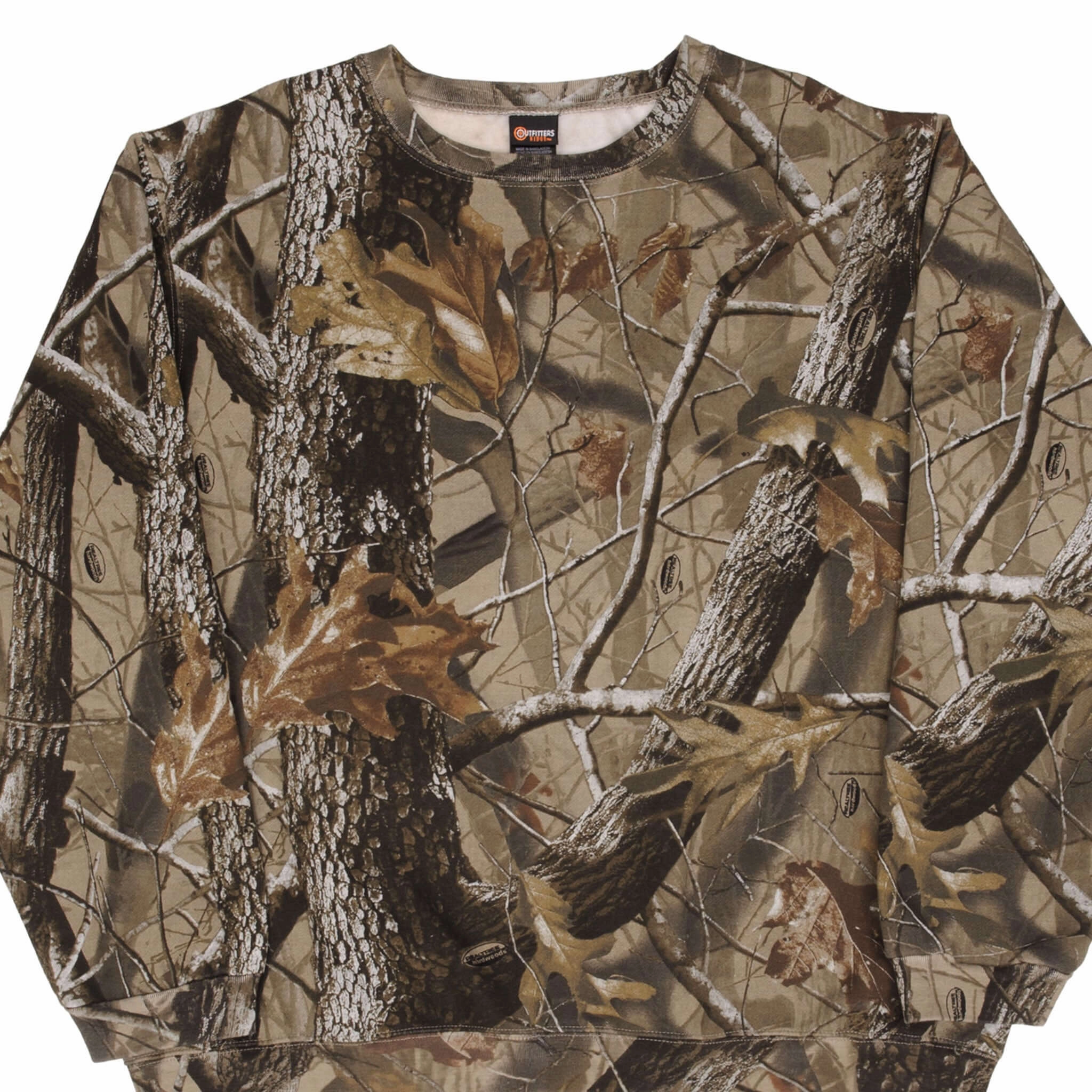 Weekend Layer VINTAGE HUNTING REALTREE HARDWOODS CAMO SWEATSHIRT SIZE LARGE