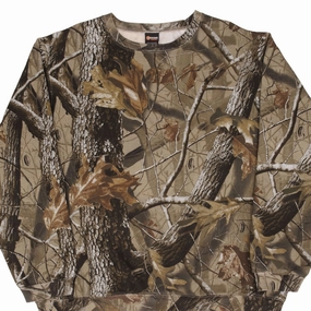 Weekend Layer VINTAGE HUNTING REALTREE HARDWOODS CAMO SWEATSHIRT SIZE LARGE