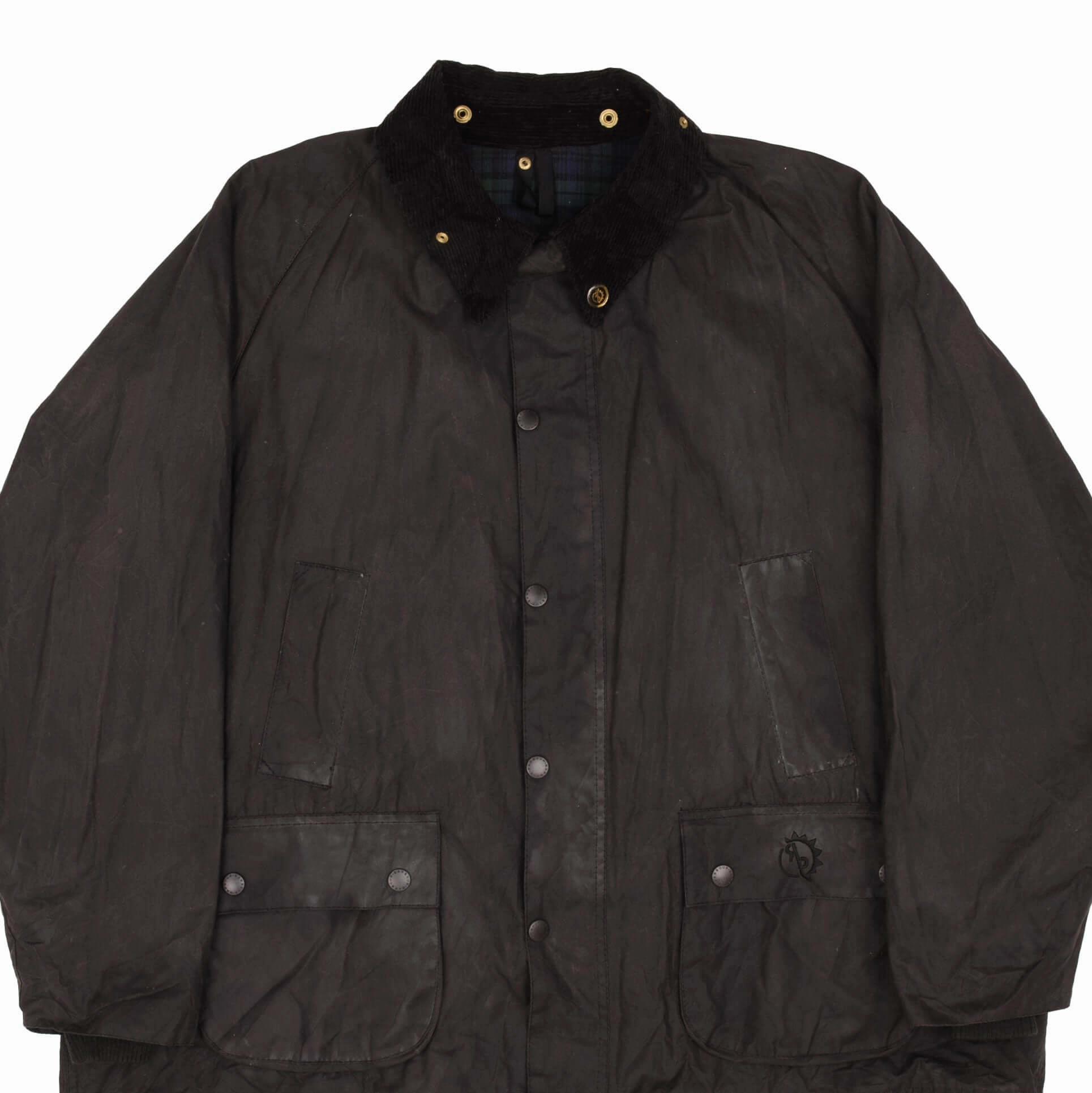VINTAGE BARBOUR CLASSIC BEDALE WAX JACKET SIZE 52 MADE IN ENGLAND Comb TailoredSilhouette