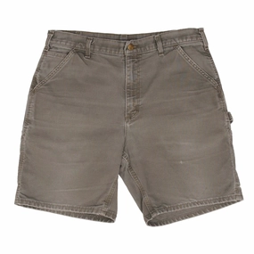 VINTAGE CARHARTT GREY CARPENTER SHORTS 2000S SIZE 34 Affordable Fashion Lover