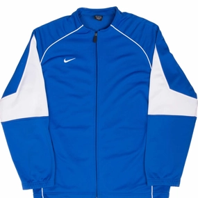 Trail Layer neutral - colored VINTAGE NIKE CLASSIC SWOOSH BLUE TRACK JACKET 1990S XL