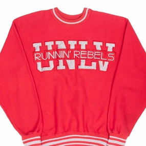 Street Ready product retro nostalgia VINTAGE UNLV LAS VEGAS RUNNING REBELS RED SWEATSHIRT 1990S LARGE MADE IN USA