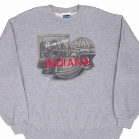 Effortless Fashion VINTAGE NCAA INDIANA HOOSIERS FOOTBALL SWEATSHIRT 1990S XL MADE IN USA