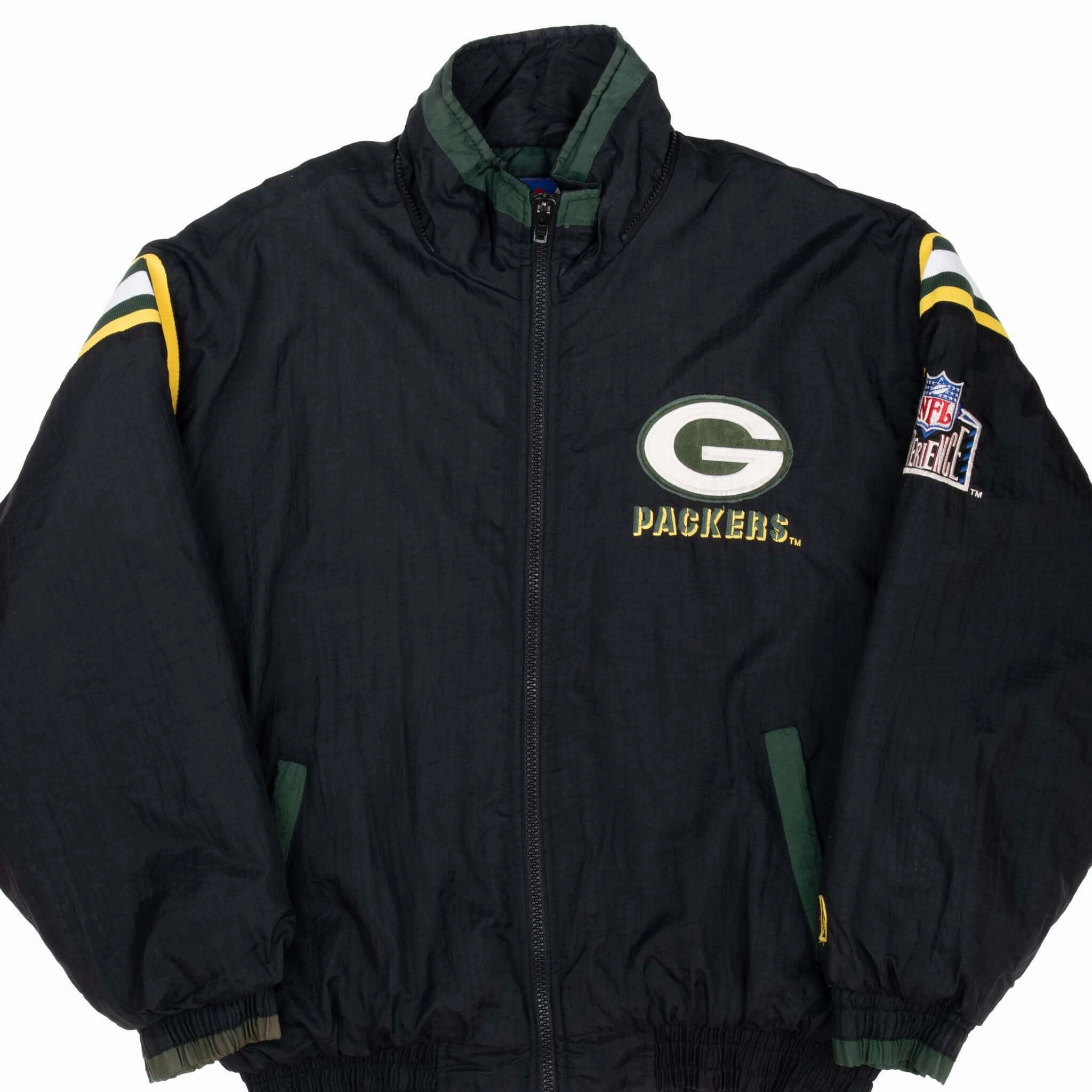 VINTAGE NFL GREEN BAY PACKERS 1990S PRO PLAYER PUFFER JACKET 1990S LARGE Everyday Jacket Passport