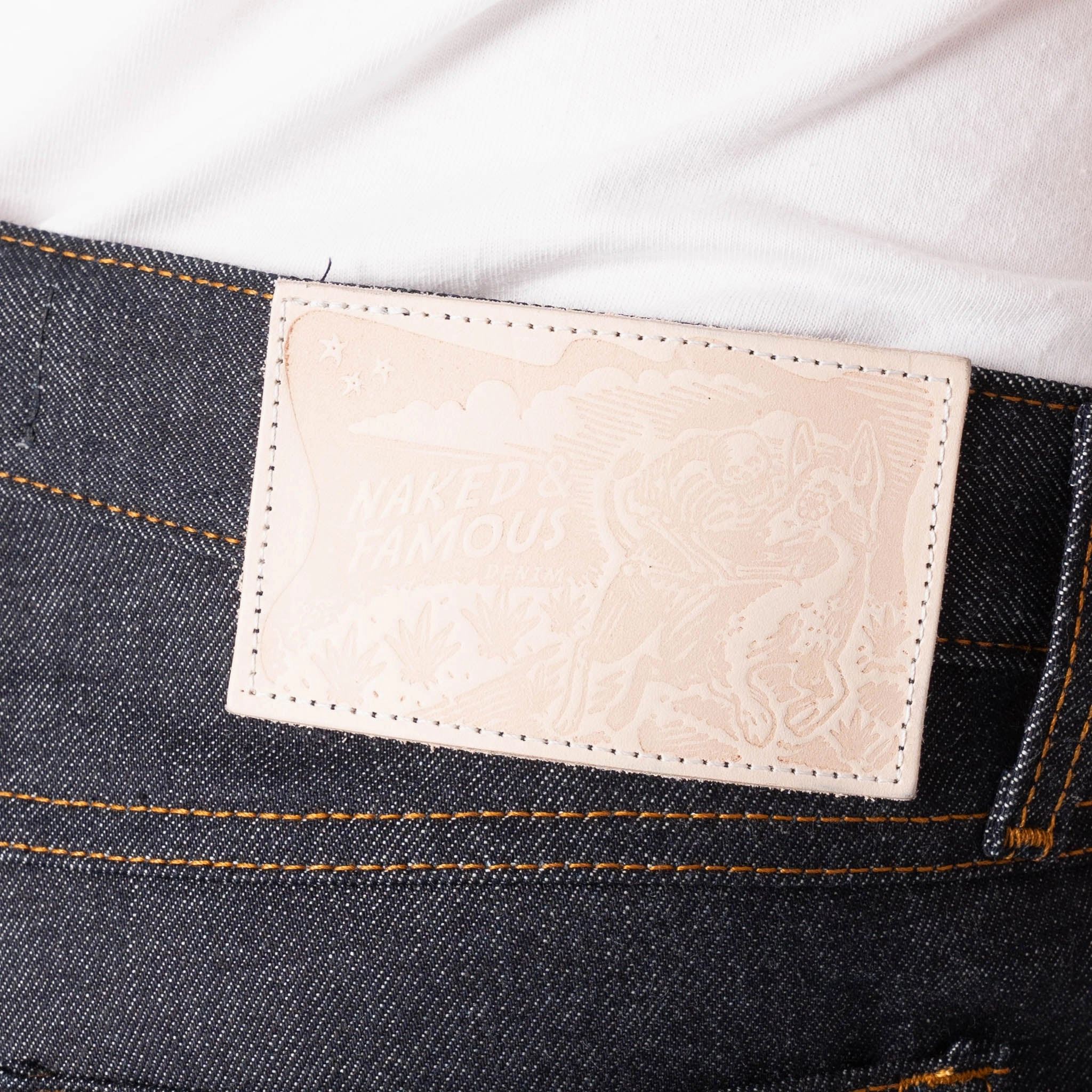 Leisure Ready True Guy - Dia De Los Muertos Selvedge - Indigo