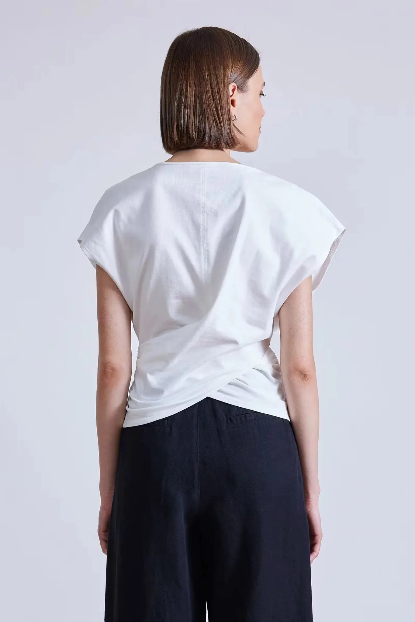 Comfy Fit Wear Twist Drape Tee