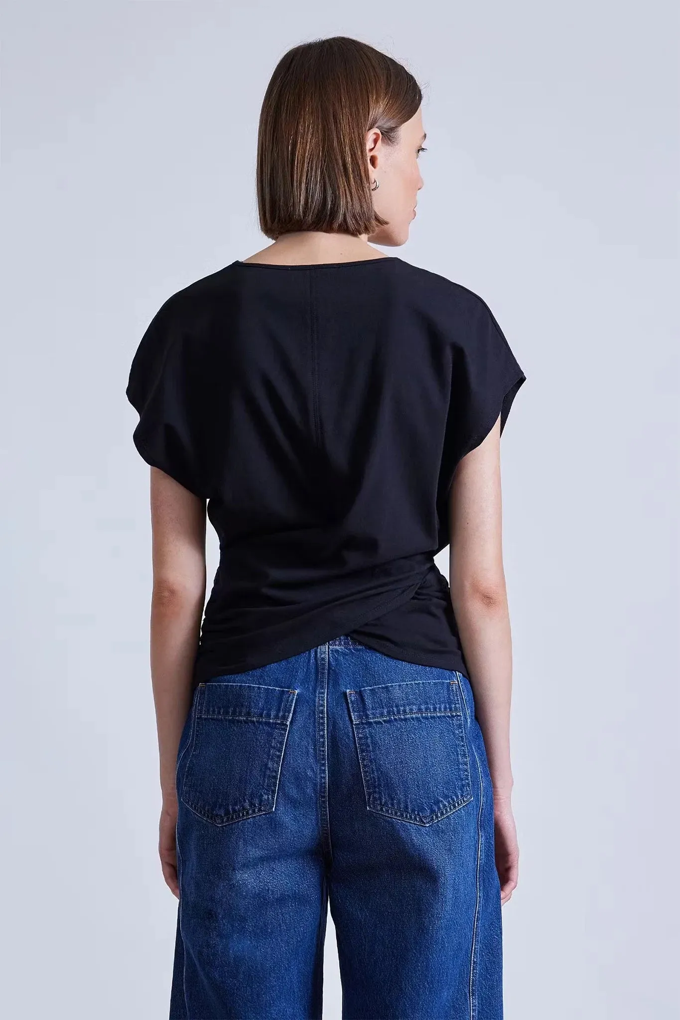 Twist Drape Tee Chic Vibes