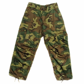 Decorative stitching VINTAGE US ARMY TROPICAL COMBAT TROUSERS 6TH PATTERN ERDL 1968 VIETNAM WAR SIZE SMALL SHORT