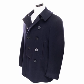 Anti Pilling Technology Double Layered VINTAGE USN US NAVY US NAVAL FACTORY PEACOAT WW2 SIZE 40