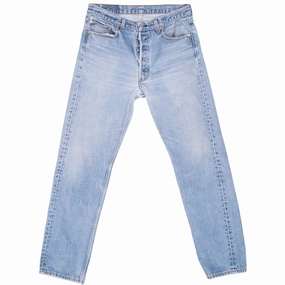 Everyday Pick VINTAGE LEVIS 501 INDIGO BLUE JEANS 1980S SIZE 32X32 MADE IN USA