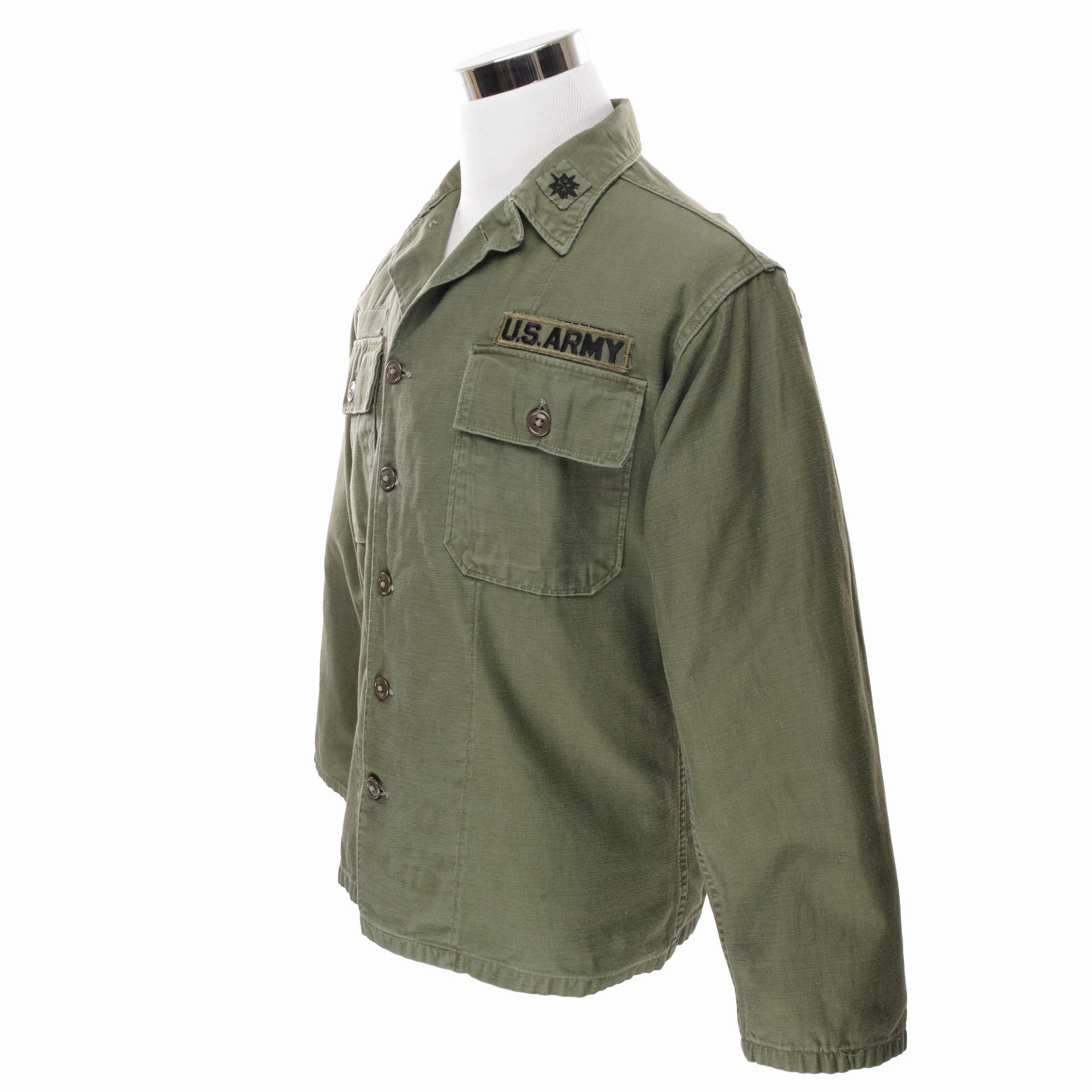 Outdoor Essential VINTAGE US ARMY UTILITY SHIRT P58 1959 FIRST PAT VIETNAM WAR SIZE LARGE PATCH