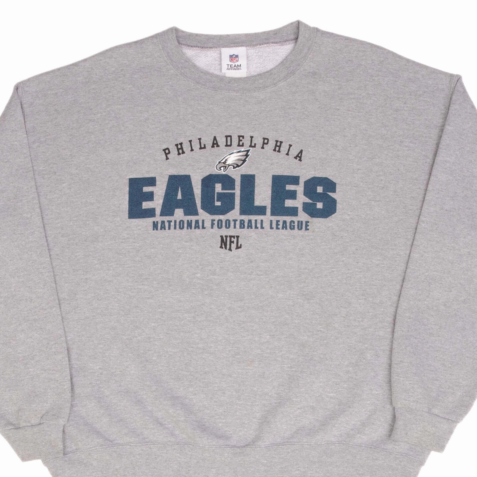 VINTAGE NFL PHILADELPHIA EAGLES 2000S GREY SWEATSHIRT SIZE XL comfort test Coffee Shop