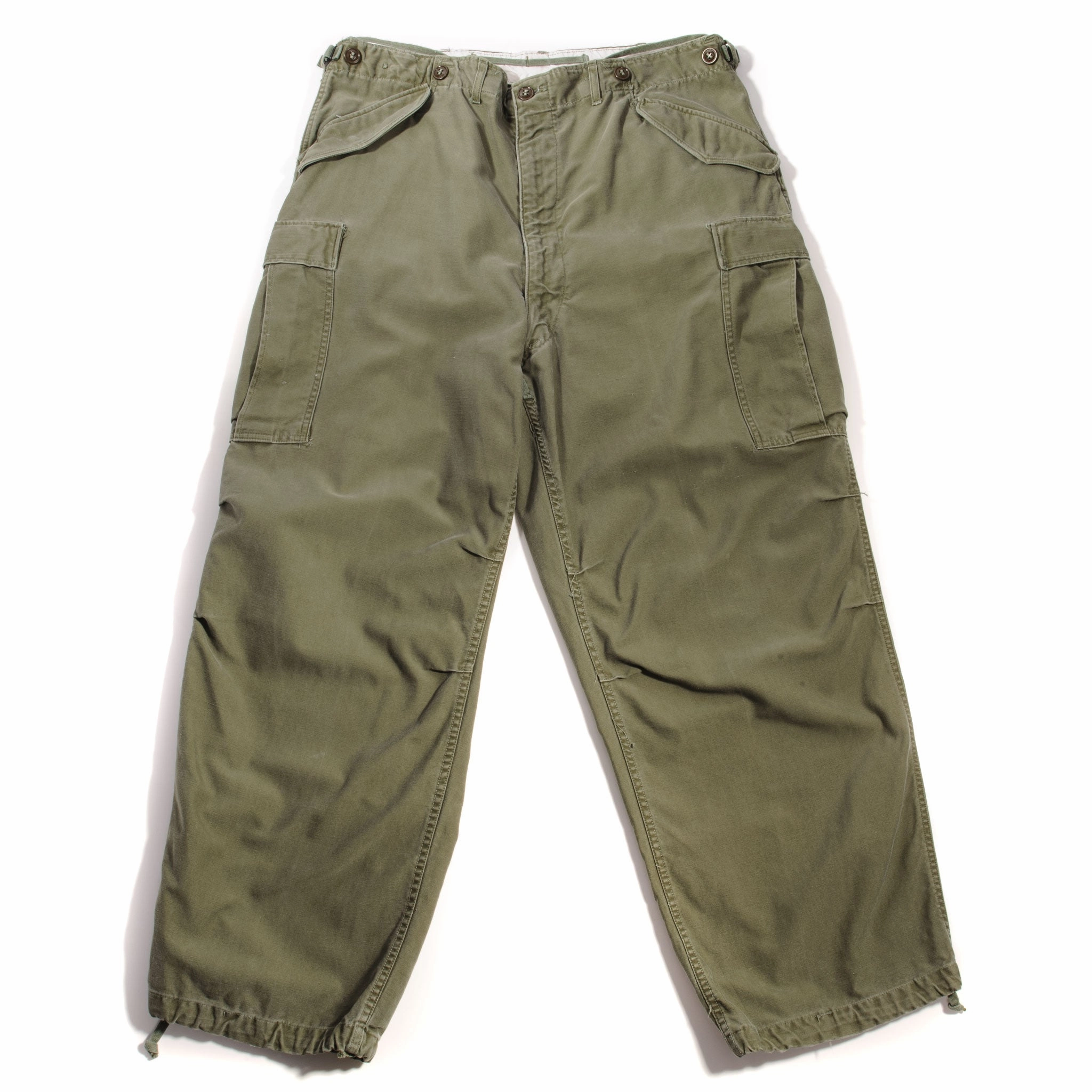 US ARMY FIELD TROUSERS PANTS M-1951 M51 1950'S KOREAN WAR SIZE LARGE SHORT Performance Wear