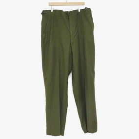 US ARMY FIELD TROUSERS PANTS M-1951 M51 1953 KOREAN WAR SIZE 40X34 LONG LARGE Secure Cuff Design Smooth Finish